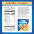 Caramel Churro Bars, High Protein, Low Sugar, Gluten Free, Nutritious Snack, Pack of 12, 1.76oz