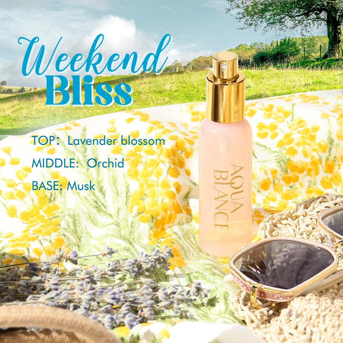 Body Spray Set for Women, Travel Size, Each 60ml/2.1 FlOz, Three Scents - Vanilla, Lavender, Raspberry