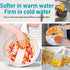 SmilePowo 5 Pack Scrub Sponge, Dual-Sided Temperature Controlled Kitchen Sponge for Dishes, Multi-Functional Cleaning