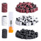 MelodySusie 300 Pcs Professional Sanding Bands with Mandrel, 80 Coarse, 120 Medium, 180 Fine Grit Nail Drill Bits