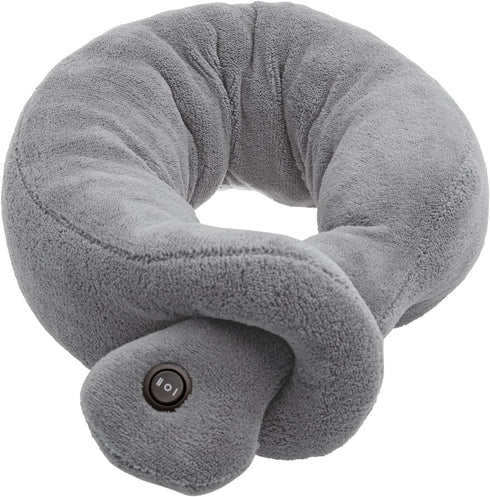 Ideas In Life Vibrating Massaging Neck Pillow - Colors Vary - Wrap Around Feature for Massage Therapy Electric BO