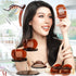 RC ROCHE ORNAMENT 6 Pcs Flat Hair Clips, Strong Hold Grip Barrettes for Thick Hair, Medium Brown