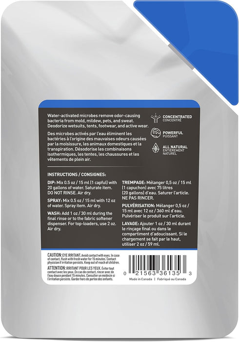 GEAR AID Revivex Odor Eliminator, All-Natural Formula for Tents, Footwear, and Sports Gear, 10 fl oz