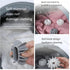 Reusable Laundry Balls Tangle Free for Washing Machines, Silicone Steamer Dryer Balls (8pcs: 4 White + 4 Gray)