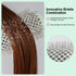 Professional Round Hair Brush for Blow Drying with Ceramic + Ionic, Round Brush for Blow Out with Innovative Bristle Combination Round Brush for Bangs, Blowout, Styling (0.98in)