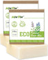 Vegan Dish Soap Bar, Pack of 2, Large 6 Ounce, Lather Clean Safe Ingredients, Plastic Free, Zero Waste