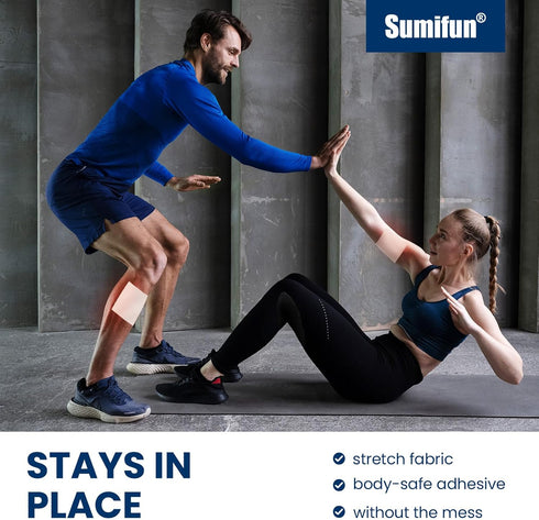 Sumifun 4% Lidocaine Patches Plus 1% Menthol, 30 Counts Maximum Strength OTC Pain Relief Patches for Back Ache