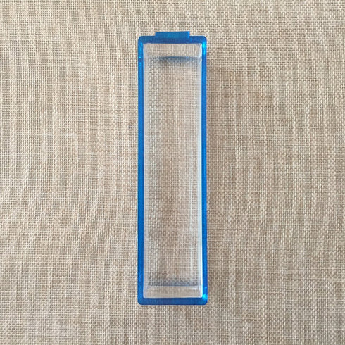 6 inch 5X Blue Raised Domed Bar Magnifier, Optical Tool with Reading Tracking Line