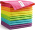 Orighty Microfiber Cleaning Cloths: Pack of 12, Highly Absorbent, Lint Free for House, Kitchen, and Car Care.