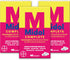 Midol Complete Menstrual Pain Relief Caplets with Acetaminophen for Period Cramps, 40 Count (Pack of 3)