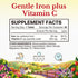 Vitalitown Iron 65 mg, Carbonyl Iron with 250 mg Vitamin C for Enhanced Absorption, Blood Builder & Energy Support for Iron Deficiency & Anemia, Less Constipation, No Gluten, Non-GMO, 60 Vegan Tablets