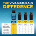 Viva Naturals Triple Strength Omega 3 Fish Oil Supplement - 2500 mg with EPA, DHA, DPA - 30 Softgels