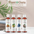 Set 4 oz. 100% Carrier Oil Variety Cold Pressed Pure Natural Sweet Almond, Avocado, Coconut Fractionated, Grapeseed.