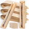 Kegeeei 150 Pack Baguette Bags with Clear Front Window and 150 Seal Stickers,
