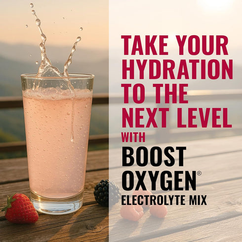 Packet (12 Pack) Boost Oxygen Next-Level Hydration | Electrolyte & Bicarbonate Super Blend | Supports Healthy