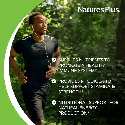 Natures Plus Source of Life Men Multivitamin, 60 Vegetarian Tablets for Natural Energy Production
