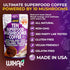 WIXAR Superfood Mushroom Coffee - Instant Coffee Powder with Ten Superfood Extracts, 5oz Mushroom Supplement