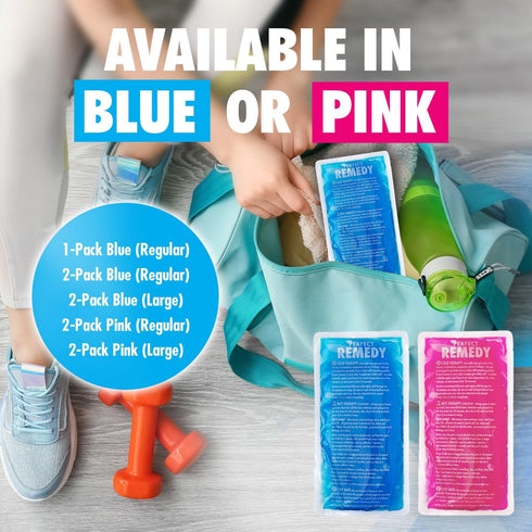 Gel Ice Pack for Hot Cold Compress, Reusable Soft Ice Packs for Injuries, Alternative to Hot Water Bottles