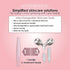 JAPONESQUE SKINTherapy Dermaplaning Facial Razors - Two Blade Sizes, Interchangeable Handle, Eyebrow Razor, Ultra Sharp