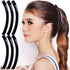 RC ROCHE ORNAMENT 6 Pcs Banana Hair Clip - Thin Hair Fine Ponytail Maker, No Slip Small Hair Claw Clips (Medium Black)