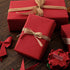 Homeral Kraft Wrapping Paper Roll, 46.8 sq.ft. 17in*32.8ft Christmas Red Solid Color for Various Occasions