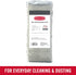 Rubbermaid All Purpose Microfiber Cleaning Cloth Towels, 50 Pack, 14"x14", Non-Scratch, Reusable for Home and Kitchen