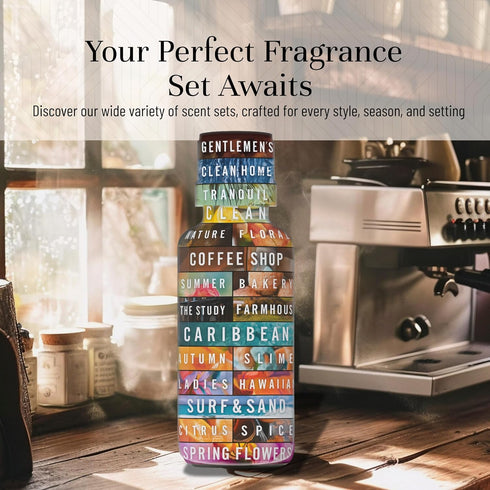 Set P&J Trading Fragrance Oil Coffee Shop | Coffee, Caf Mocha, Chai Tea, Hot Chocolate, Blueberry Muffin, French