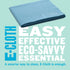 E-Cloth 4-Pack Glass Polishing Cloth, Sustainable Microfiber Window and Mirror Cleaner Wipes, Washable and Reusable