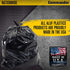 Commander 42 Gallon 2.5 MIL Black Heavy Duty Garbage Trash Bags - Pack of 20, 32" x 46" for Contractor, Industrial