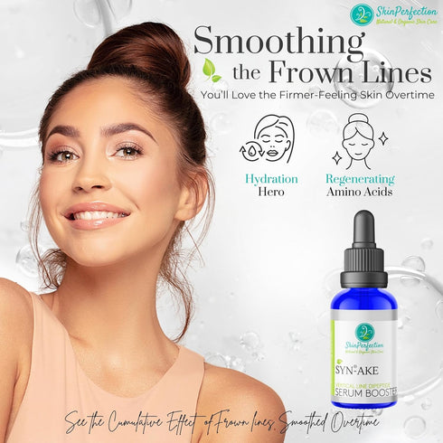 Skin Perfection Syn-AKE Freeze Wrinkles Peptide DIY Anti-Aging Skincare Booster, .5 oz