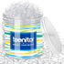 Teenitor Clear Elastic Hair Bands, 2000pcs Mini Rubber Hair Ties, Soft Hair Elastics, 2mm x 30mm