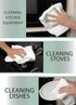 Bar Mop Kitchen Towels - 12 Pack, 100% Cotton, 16 x 19 Inches, Super Absorbent, Multi-Purpose for Home and Kitchen