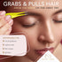 Majestic Bombay Fine Point Tweezers for Women and Men, Sharp Needle Nose Surgical Tweezers for Hair Removal