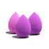 Makeup Blender Sponge Set, Pack of 3, Streak Free Application for Liquid, Powder & Cream Foundation