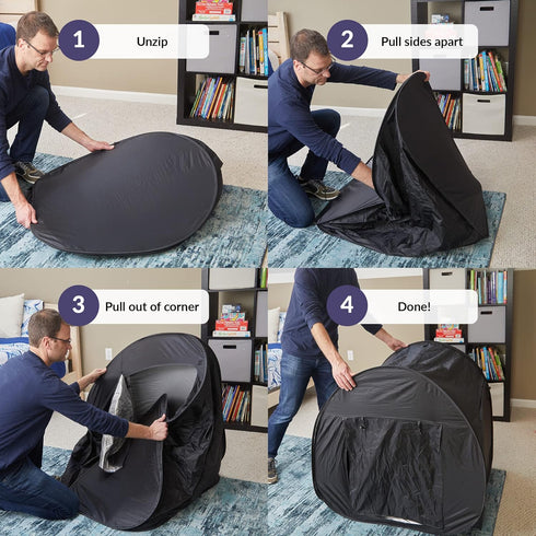 Sensory Tent | Calm Corner for Children to Play and Relax | Sensory Corner | Helps with Autism, SPD, Anxiety & Improve