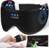 LC-dolida Sleep Headphones, Bluetooth Wireless Music Eye Mask, Ultra-Thin Stereo Speaker for Side Sleepers