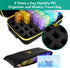 Organize Rx 3 Lockable Monthly Pill Organizer Times a Day, One Month Pill Box with Child Lock, Weekly Travel Bag