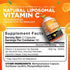 Nutrivein Liposomal Vitamin C 1650mg - 180 Capsules - High Absorption Ascorbic Acid - Supports Immune System & Collagen Booster - Powerful Antioxidant