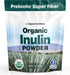 Opportuniteas Organic Inulin Powder - Prebiotic Fiber from Blue Agave for Digestion, Regularity & Gut Health - 6 oz