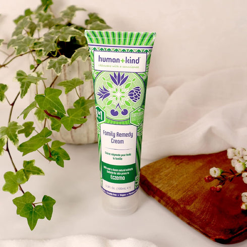 Human+Kind Family Remedy Cream - Smoothing, Healing Body Repair for Burn, Rash, and Dry Skin - 3.3 oz