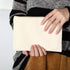 16 Pack Multi-Purpose Cosmetics Bag with Zipper, Canvas Makeup Pouches, Travel Toiletry Bag, DIY Craft Bag (M, Beige)