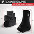 Sleeve Stars Ankle Brace for Sprained Ankle & Plantar Fasciitis Relief, Achilles Tendonitis Brace & Compression Strap