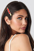 Valentine’s Day Hair Clips, Sparkly Rhinestone Enamel Cupid Heart Hairpins for Women Girls, 4 Pack
