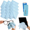Microfiber Cloth - 12-Pack, 12" x 12" Oversized, Washable and Durable for Glasses, Lenses, Electronics