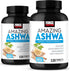 FORCE FACTOR Amazing Ashwa 2-Pack for Stress Relief, Memory, Focus, Immune Health, 240 Tablets, White Packaging