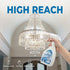 TONBEEN 10.14 oz Chandelier Cleaner Drip Dry Spray, No Wipe Formula for Crystal Chandeliers, Streak-Free Spray-On