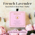 Spongelle French Lavender Wild Flower Buffer Body Scrubber with Box, Bath & Shower Loofah for Women