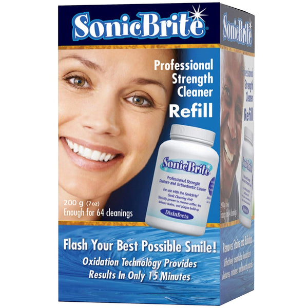 High Intensity Dental Cleaning Powder for Dentures, Retainers, Night Guards, Removes Stains & Plaque