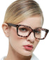 MARE AZZURO Blue Light Blocking Reading Glasses for Women, Computer Readers 0 1.00 1.25 1.50 1.75 2.00 2.25 2.50 2.75