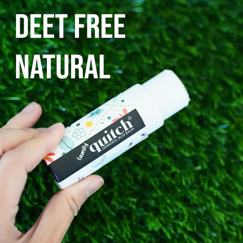 Geraniol Bug Balm, Travel Size DEET Free Mosquito Repellent for Kids, Natural Alternative Wipes for Babies